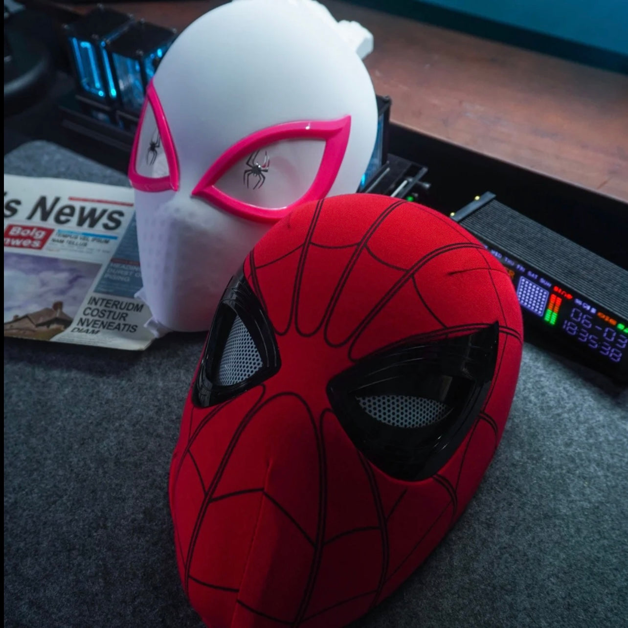 Spidey Luminous Moving Eyes Masks (4 Styles)