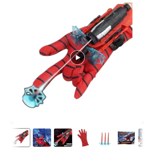 Disney SpiderMan Hero Launcher Rotating Spider-Man Launcher Soft Bullet Gun